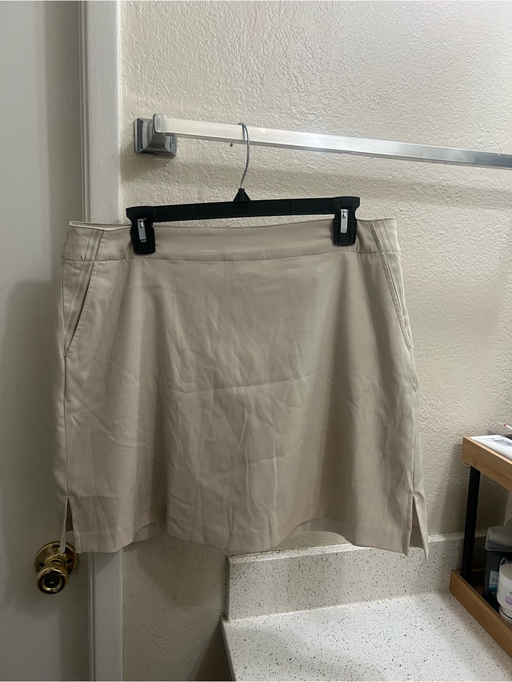 Lady Hagen Beige Women's Golf Skort